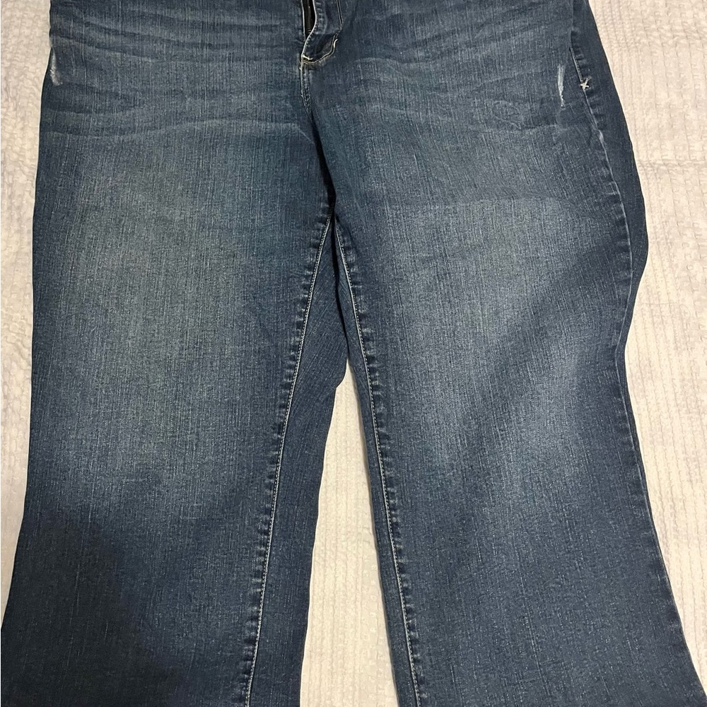 Lane Bryant Classic Denim Wide Leg Jeans